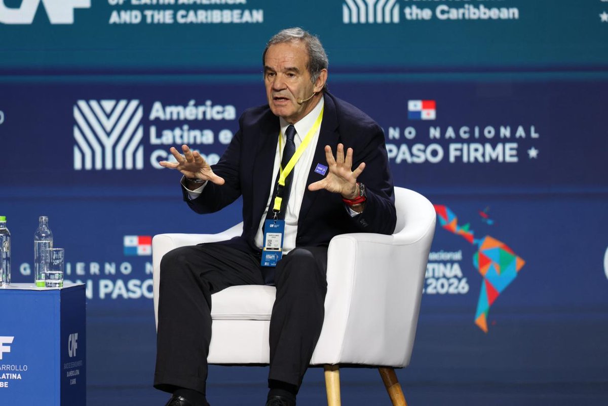 AgendaCAF's tweet image. “La región solo gana influencia si actúa unida”, señaló Andrés @allamand, secretario general iberoamericano de la @SEGIBdigital.

Allamand agradeció a @AgendaCAF por el espacio de diálogo y explicó que la @OEA_oficial, la CELAC  y la Comunidad Iberoamericana trabajan con agendas…