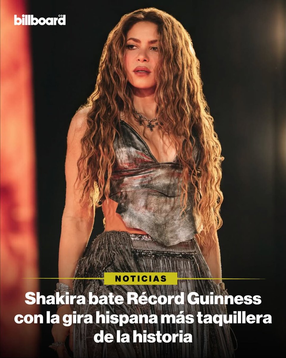 🐺 <a href="/shakira/">Shakira</a>  se corona con la gira más taquillera de la historia entre artistas hispanos, al superar el récord establecido por Luis Miguel entre 2023 y 2024 tras alcanzar los 409,5 millones de dólares 🎫✨

La barranquillera rompió la marca en diciembre con su show en el Estadio
