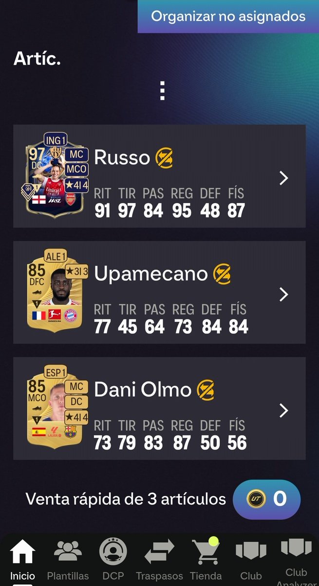 Palomas_81's tweet photo. Llegó Russo TOTY Vamooooos!!!! @ovocarlos21 @Conan_GW ! https://t.co/Vk4F0JfR4T