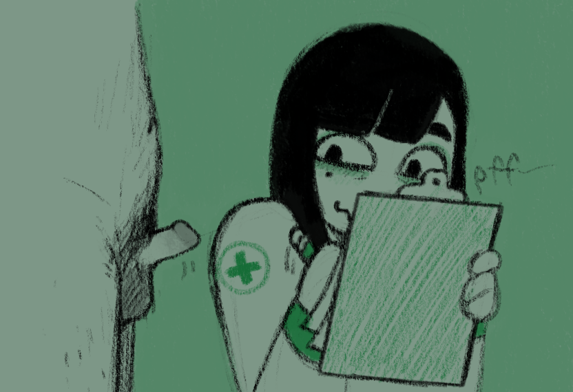 poolside_dream's tweet photo. making a great impression at the medical center https://t.co/lwMABQdism