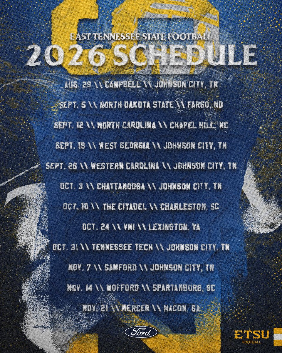 ETSU Football tweet media