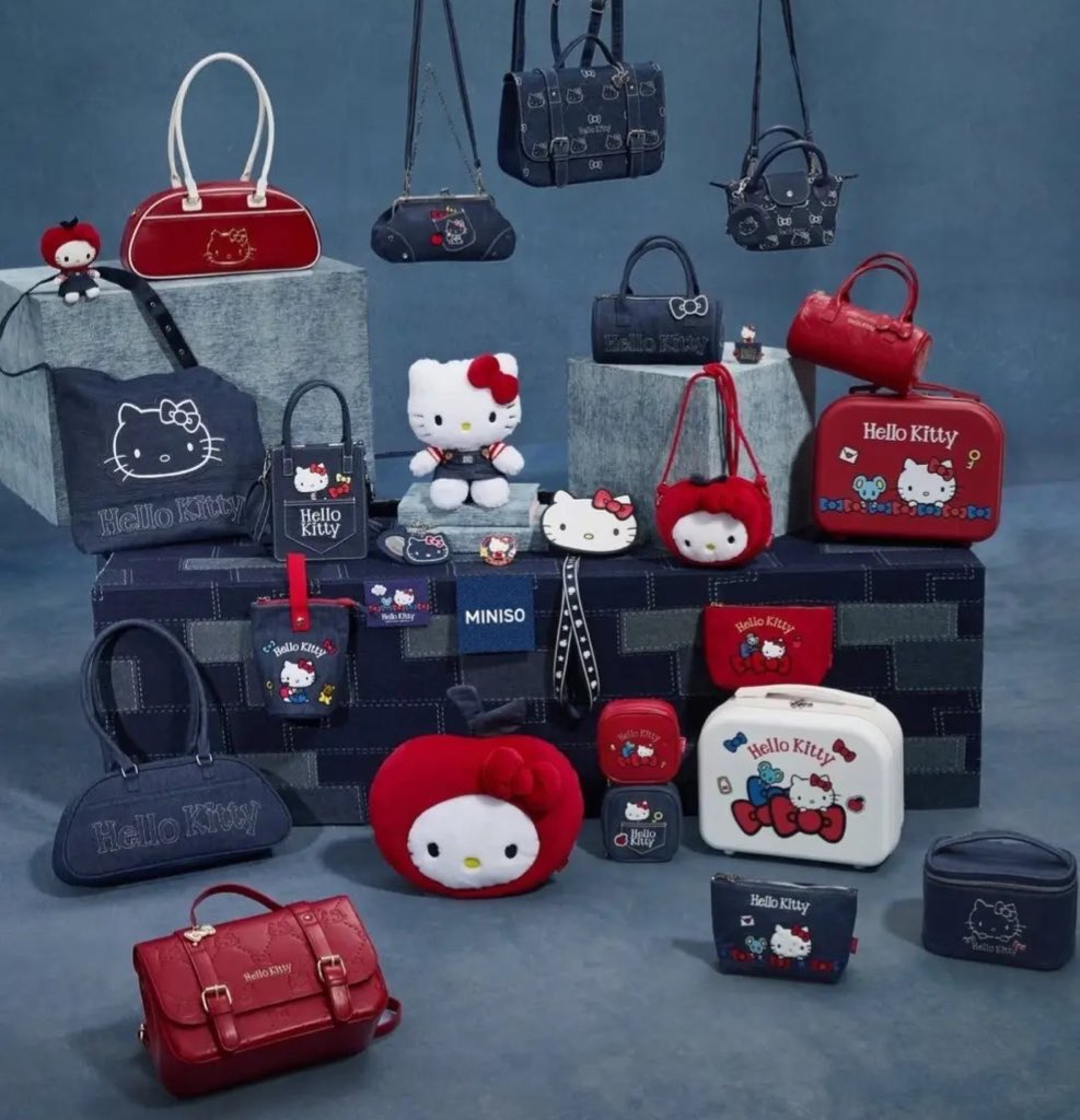 a coleção da Miniso x Hello Kitty gente 🥹