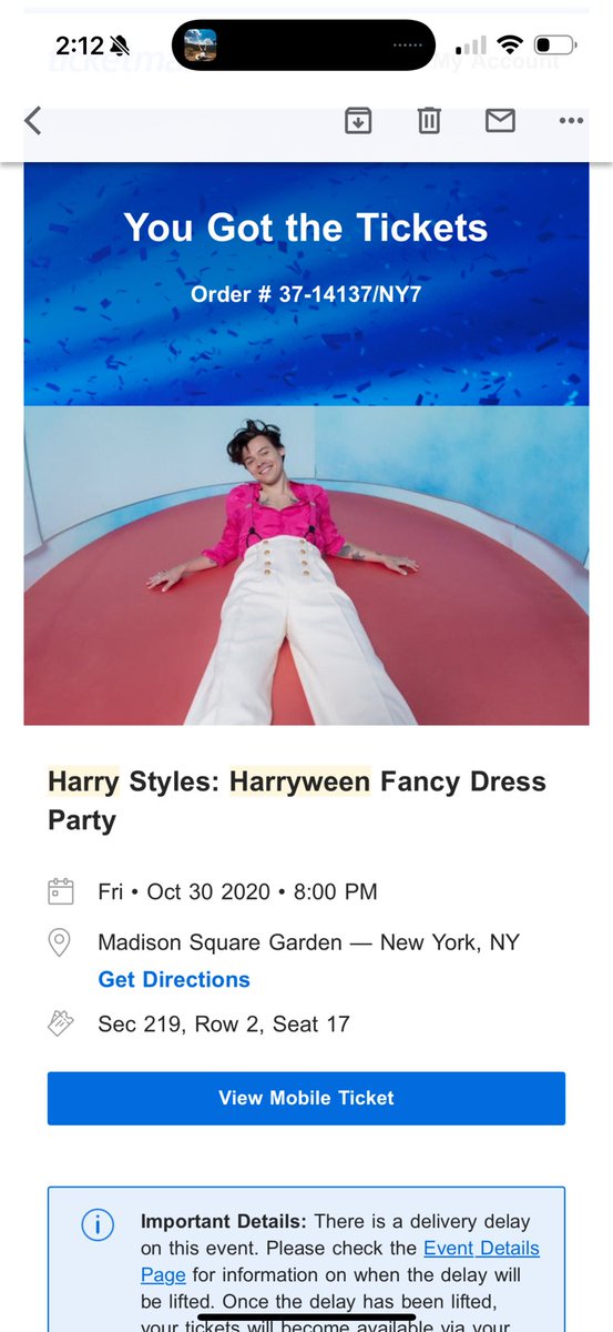 dh01704's tweet image. #ThrowbackThursday to when my harryween ticket was $54