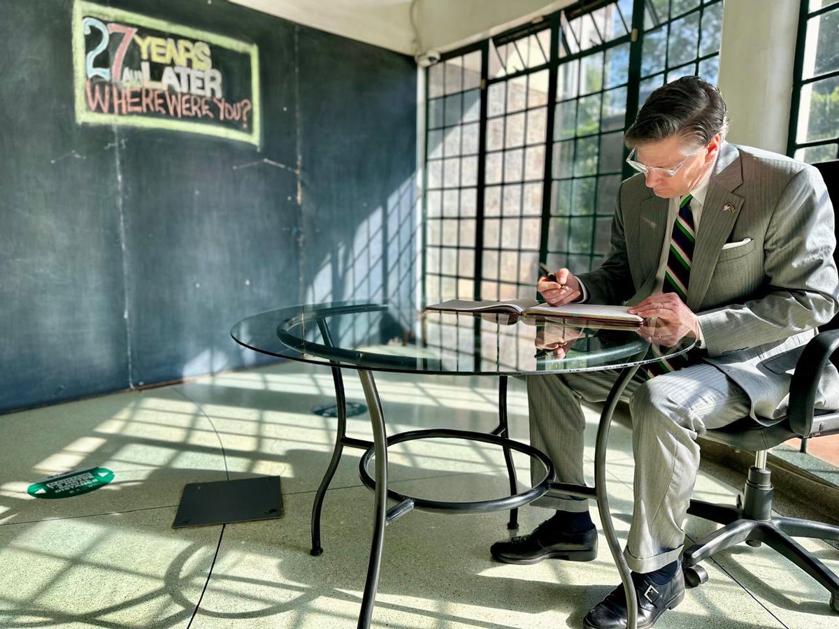 I couldn’t visit Nairobi without stopping at a small park located at one of downtown’s busiest intersections. That park was once the site of the US Embassy here, which was destroyed by an Al Qaeda truck bomb on August 7, 1998—a prelude to 9/11. 200 Kenyans and 12 Americans died,