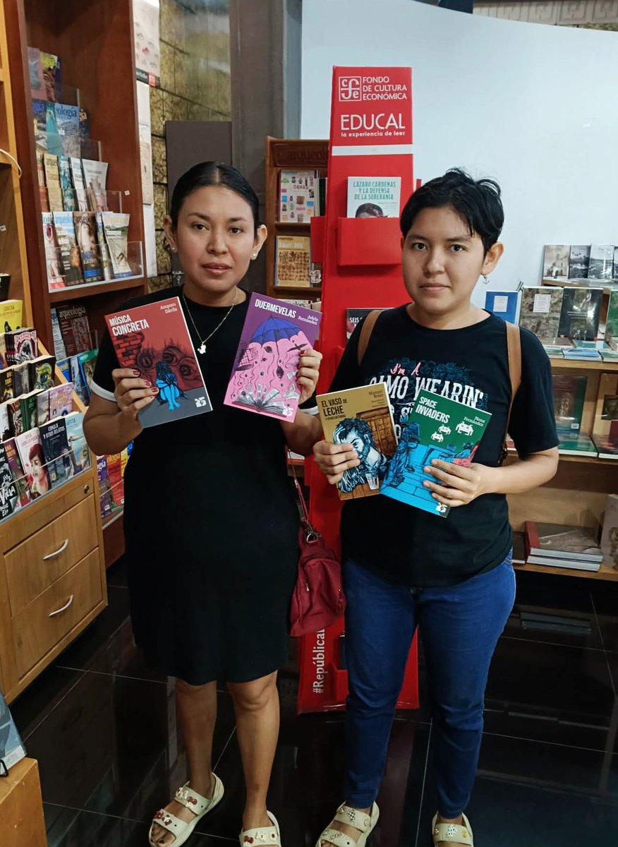 ¡La Colección #25ParaEl25 es para ti!
Grandes títulos totalmente gratis en cualquier librería Educal.
¡Ven por los tuyos!

📍Interior Museo de la Cultura Maya en #Chetumal, #QuintanaRoo, #México.
🕘Martes a sábado de 9am a 5pm.
Domingos de 10am a 4pm.
📲9831021819.