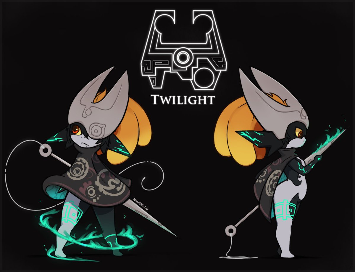 nauskills's tweet image. "Summon ancient magic to banish your foes"
I'd love to see character mods for Silksong. Wanted to design a Crest or fighting style for Midna :D
Used a bit of her human version design for the cloak!
