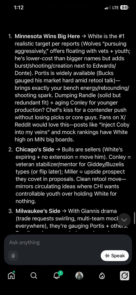 Tav_E_Fresh's tweet image. Found the perfect Minnesota Timberwolves trade that actually makes sense: 

What y’all think about this Three Team trade that will land the Minnesota Timberwolves PG Coby White &amp;amp; PF Bobby Portis  ? 

Chicago Bulls Receive: Mike Conley &amp;amp; Leonard Miller 
 
Milwaukee Bucks Receive:…