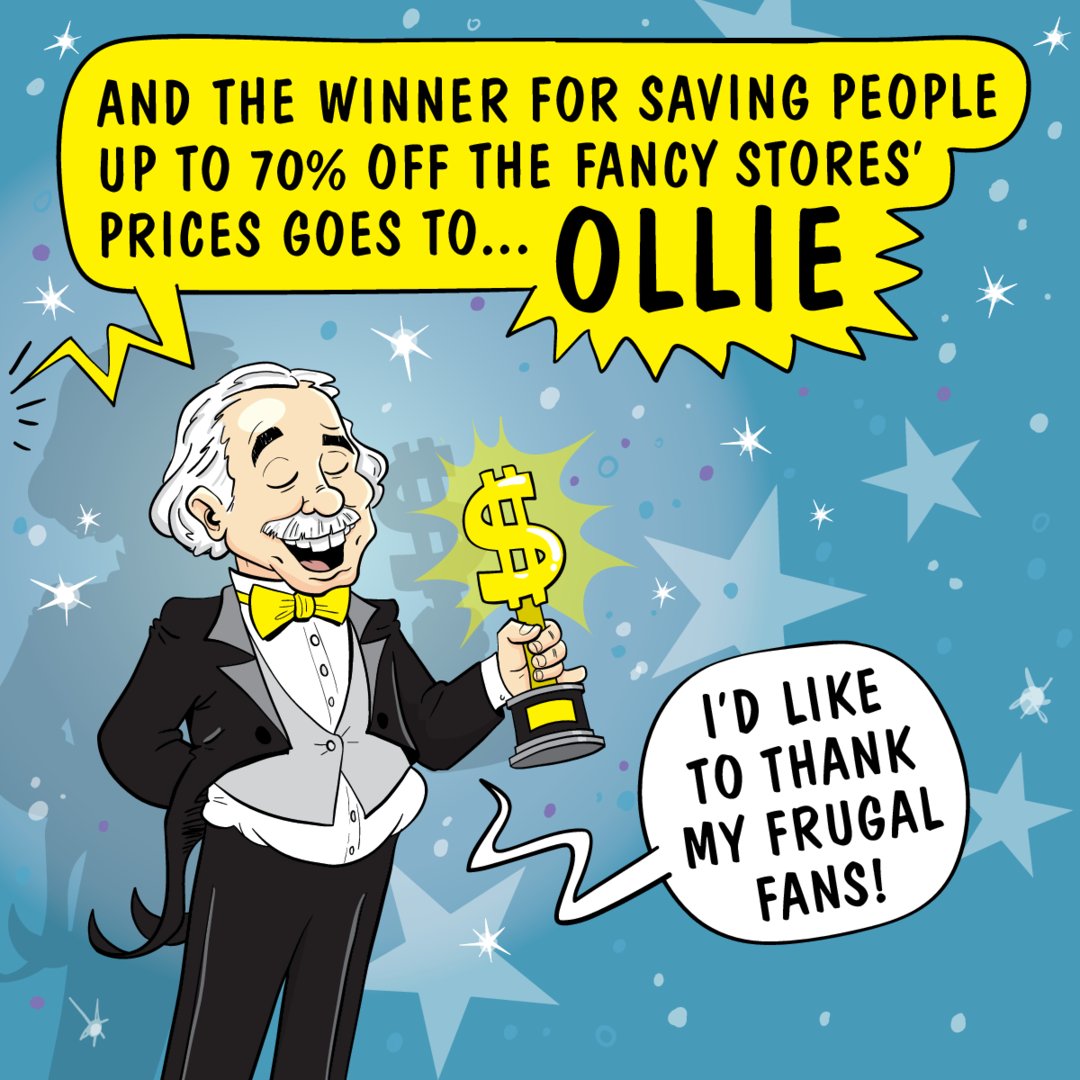 OlliesOutlet's tweet photo. Ollie's has the brands you trust at prices SOLO you can get 'em for a SONG! What ARIA waitin' for? Get yourself some Good Stuff Cheap! #goodstuffcheap #GRAMMYs https://t.co/BqI1S073Ou