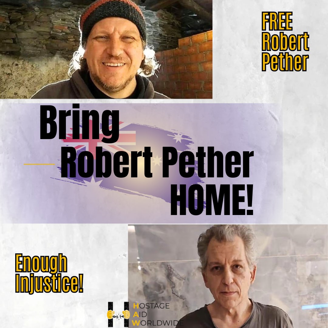 HostageAid's tweet photo. 🇦🇺 Robert Pether has paid the ultimate price for a country’s total disregard for human rights & int’l law. Released from unlawful detention in Iraq but under a travel ban, his health has deteriorated drastically. His family has been torn apart & pushed to financial ruin; years stolen; lives put on hold for a crime he did not commit.
Arbitrary detention destroys lives. The Australian Government must act now to #BringRobertHome.

@AlboMP @SenatorWong @ausgov @dfat @AusForeign @amnestyOz @FreeRobPether @KMooreGilbert @TurnellSean @ChengLeifreedom @AusAmbIQ @IraqiPMO @IraqiGovt @cbiraq @DavidShoebridge @mohamedshia @SimonHarrisTD @HMcEntee @MichealMartinTD @IrlAmbJordan @ClaireKerrane @dfatirl @irlembjordan @IraqiPresidency @LJRashid @IraqMFA
