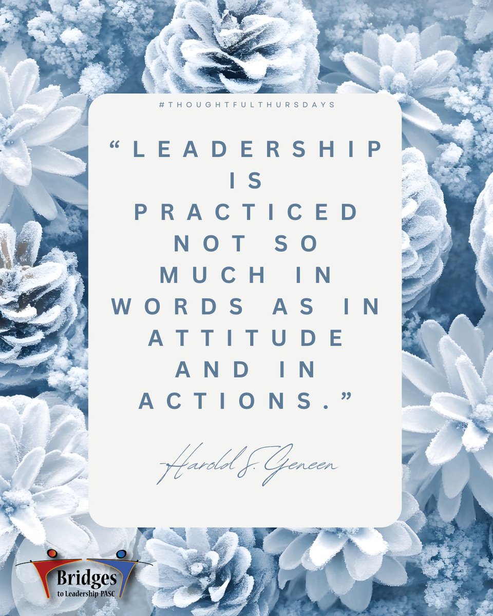 Bridges to Leadership (PASC) tweet media