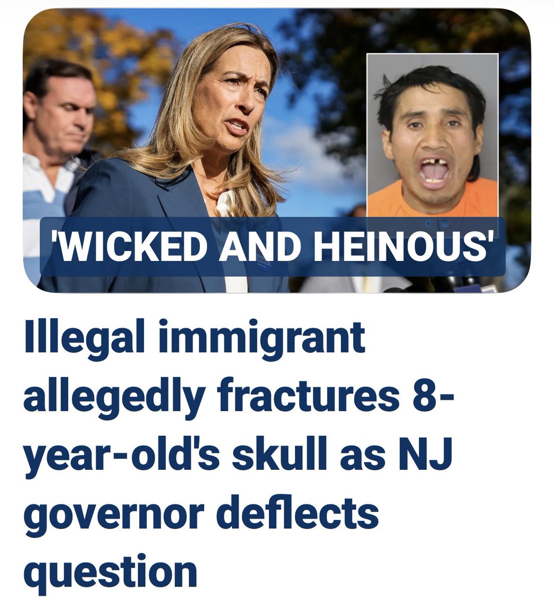 5_five_6's tweet image. This woman, who was recently “elected” as NJ governor, is an evil elitist. There is no hope for NJ.