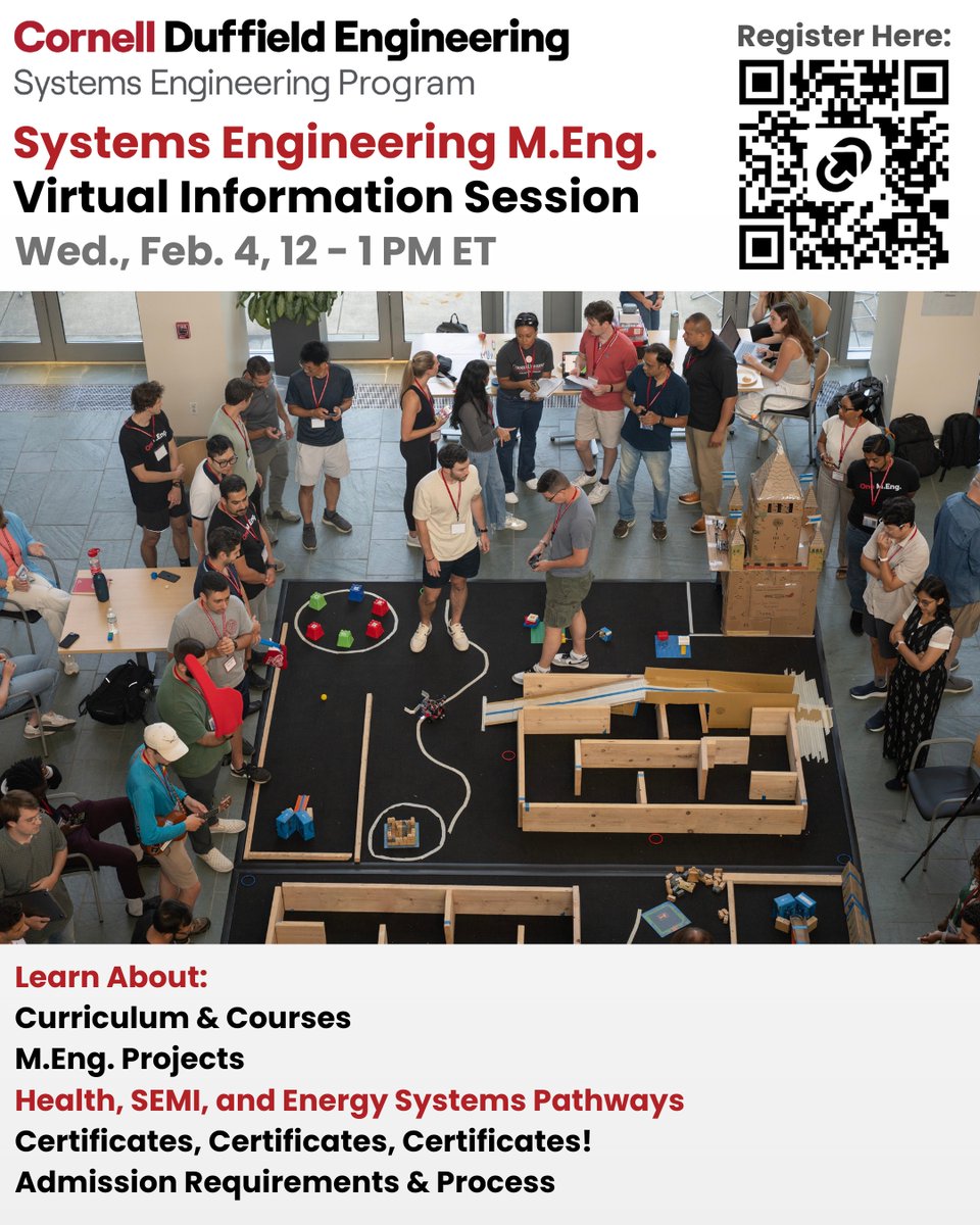 Cornell Systems Engineering tweet media