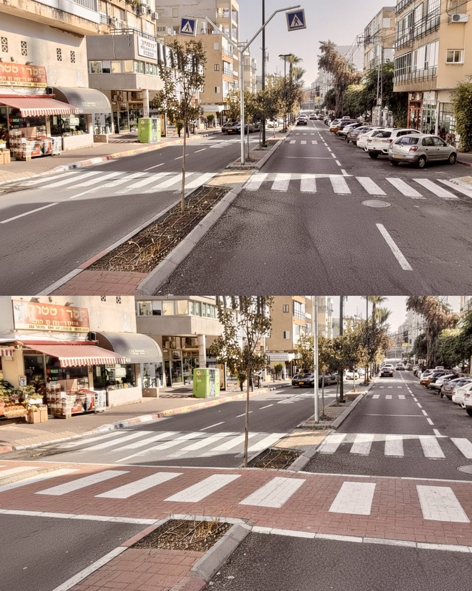 אולי זה פחות מעניין - אבל יותר חשוב
והפעם: זהירות בדרכים.

שמח לעדכן שאישרנו בעירייה שמעברי חצייה 
שנזהה כפחות בטיחותיים יוגבהו.

למעבר מוגבה יש הרבה יתרונות:
✅ מחייב נהגים להאט.
✅ משפר את הנראות של הולכי הרגל.
✅ הופך את הפרמידה- הולכי הרגל קודמים. 

* התמונה נעשתה בAI