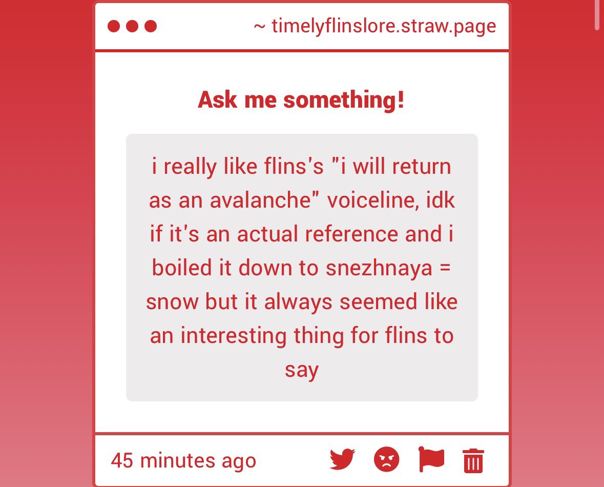 Timely Flins Lore tweet media
