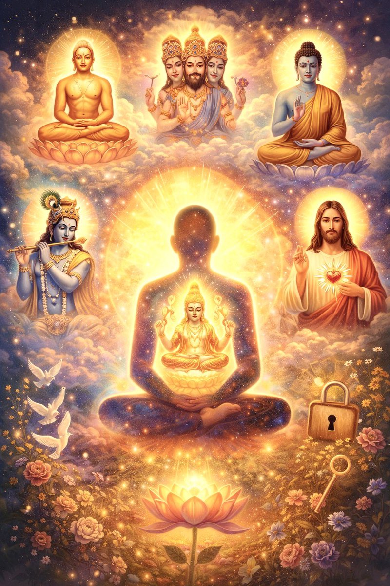 KrisBhattarai's tweet image. #Osho 
#YouAreThat
#Tatvamasi 

Within each one of you, a Tirthankara is seated. You are as much a Tirthankara as Mahavira. You are as much a Buddha as Buddha himself. You are as much an incarnation of the Divine as Krishna. You are as much a son of God as Jesus—there is not even…
