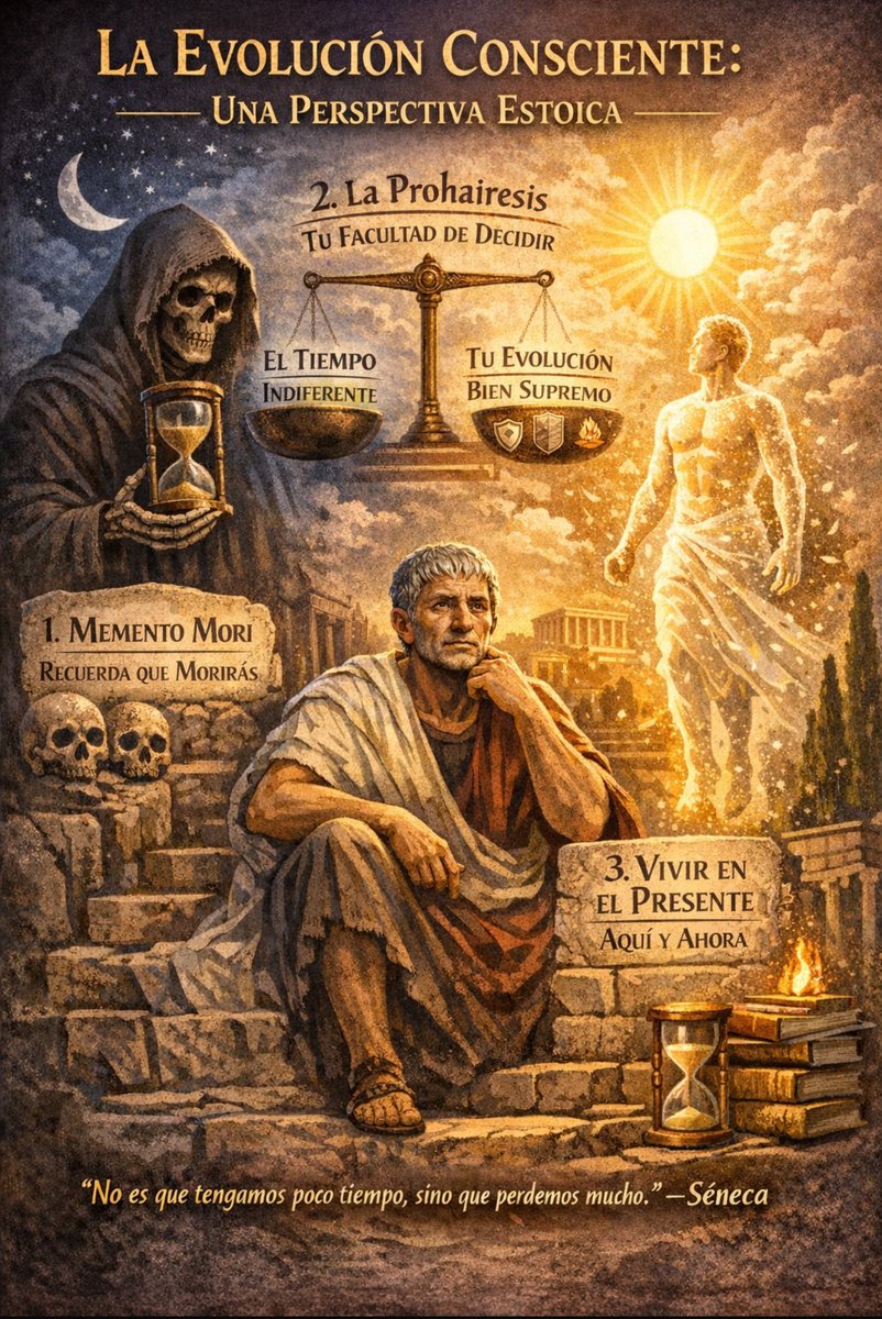 civeth_1987's tweet photo. “El tiempo pasa rápido y tú decides cómo evolucionar.”

El estoicismo me recordó algo simple y poderoso:
no puedo dominar el tiempo,
pero sí mis decisiones, mis valores y mi forma de responder.

Ahí empieza la verdadera evolución. https://t.co/hDKvbOux1M