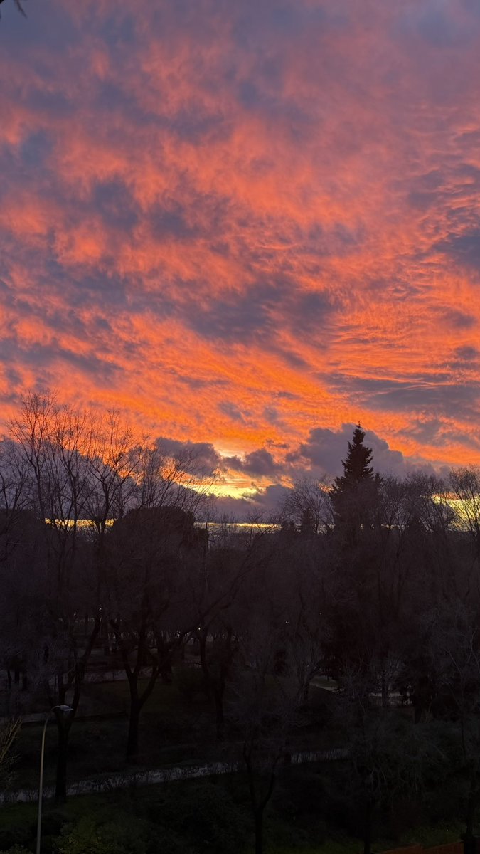 La foto no le hace justicia a como se veía en realidad… 😍 #madrid #nofilter #SinFiltros