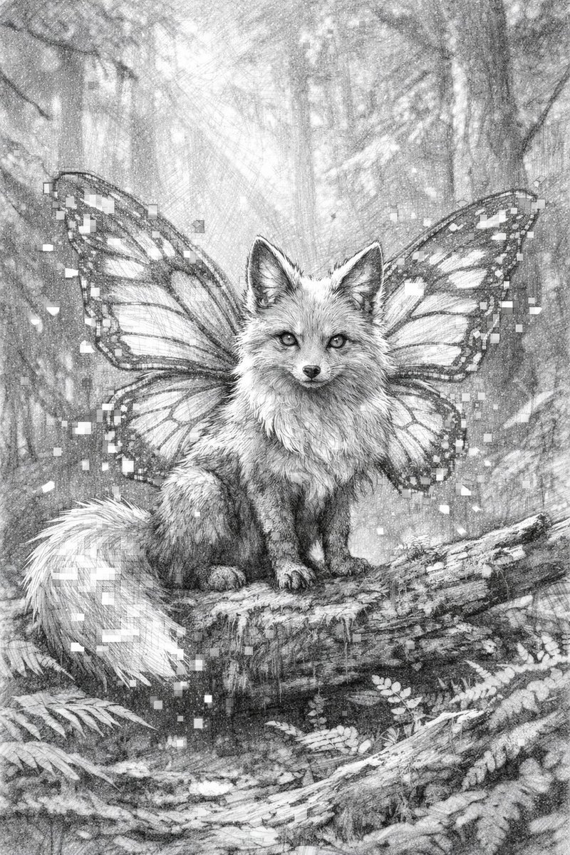 While exploring the forest at Camp Haven, I spotted something unreal — a fox with butterfly wings, sketched quietly on a fallen log. It felt magical, like the forest itself was watching me before it vanished. 🌲✨

<a href="/DataHaven_xyz/">DataHaven 🫎</a>