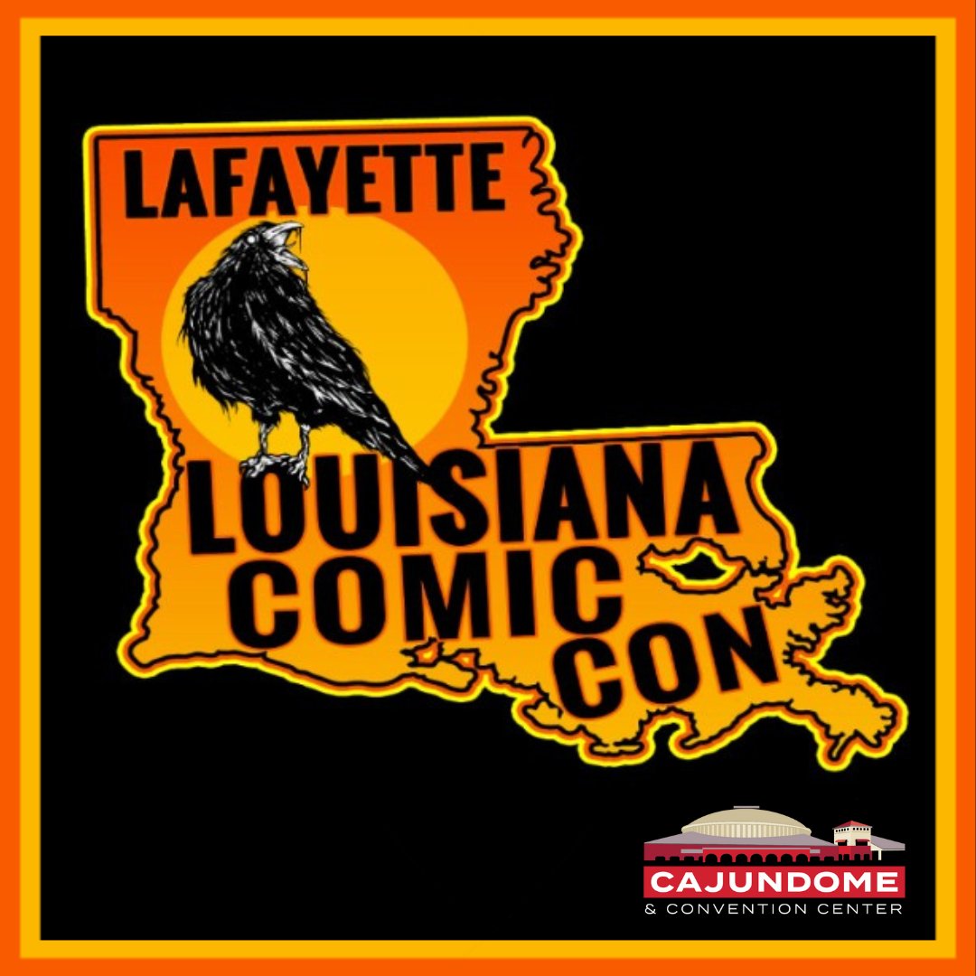 cajundome's tweet photo. 🗓️SAVE THE DATE: @LAComicCon returns to the CAJUNDOME Convention Center March 14 &amp; 15. With tons of special guests, booths, panels and contests, you won't want to miss this!

For more info or to grab your tix, visit https://t.co/PQLiDF8uIm or https://t.co/wGVGCtsyey now! https://t.co/MeQTfgu7hW