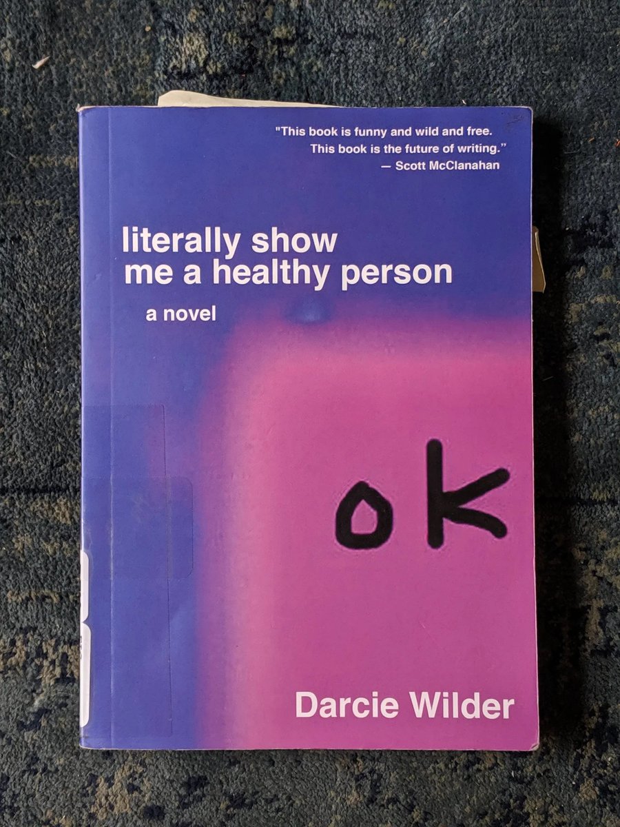 alonbro's tweet photo. Fun thing I remember: Pretty sure the song "Bloodstains" by 100 gecs is mentioned in Darcie Wilder's book "Literally Show Me A Healthy Person", which Kendall Jenner was spotted reading in 2019 (as part of Kaia Gerber's Book Club?) - meaning she beat a lot of you to 100 gecs https://t.co/Q6L2XayC8d