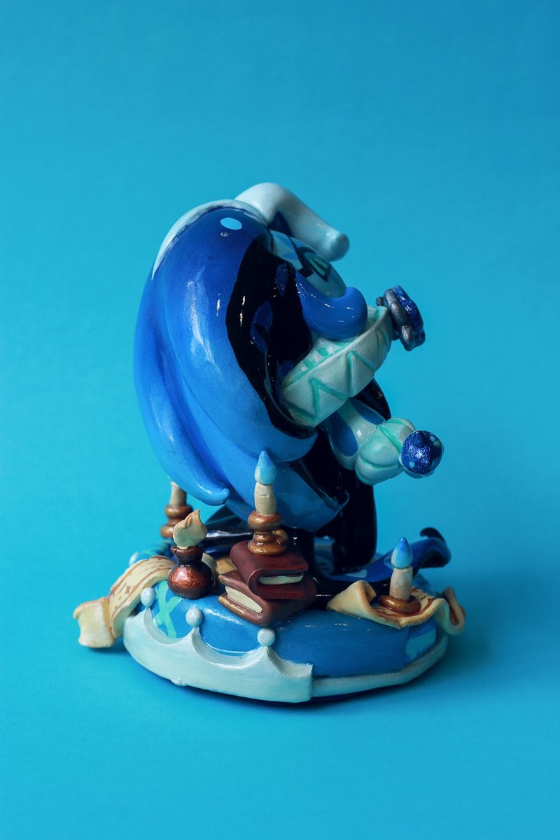 LaraSToledo's tweet photo. With the power of dry clay and spite, I shall do my own shamil figure 

#cookierunkingdom #cookierunkingdomfanart #shadowmilkcookie https://t.co/rxHcYTxkSA