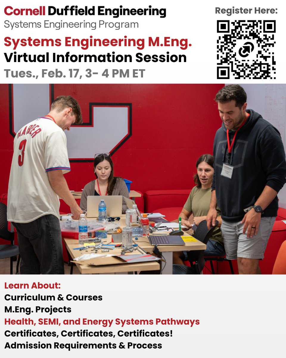 Cornell Systems Engineering tweet media