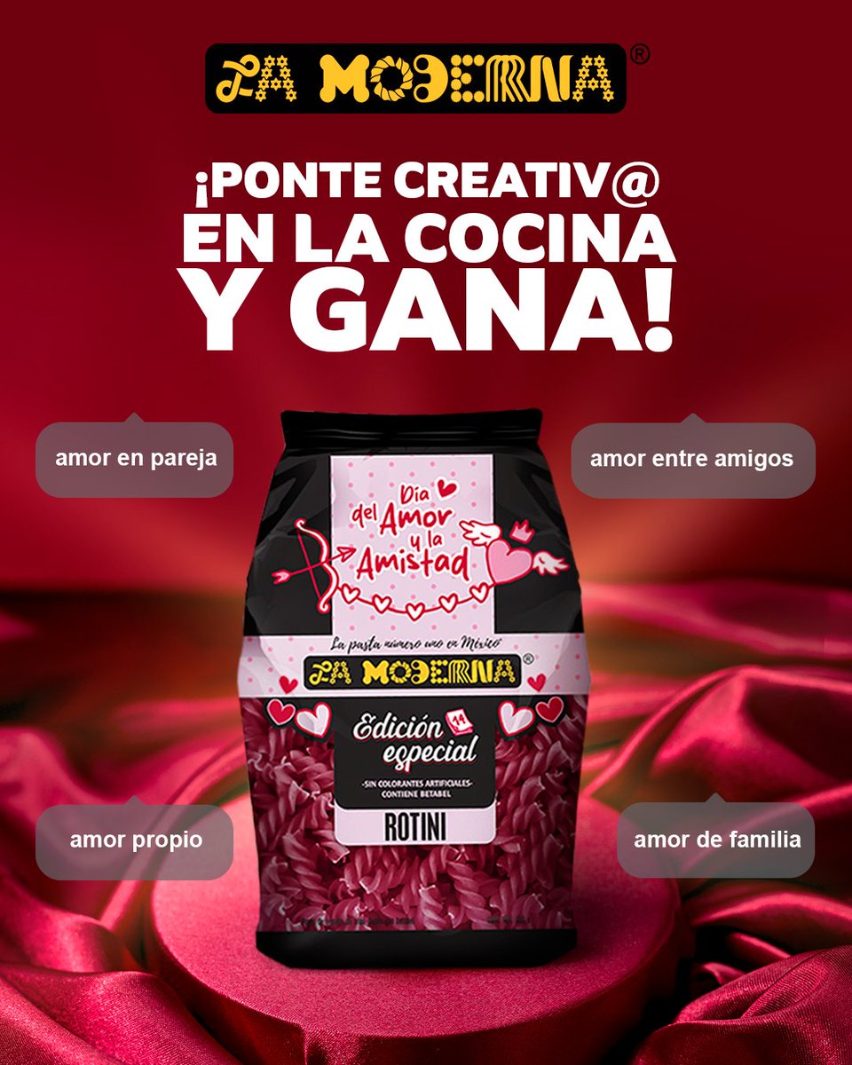 Manténte al pendiente de nuestras publicaciones para que PARTICIPES. Podrás GANAR increíbles premios. 

Síguenos en Instagram y descubre pronto la dinámica. 😉 instagram.com/lamoderna_mx/
#DemuestraAmorConLaModerna