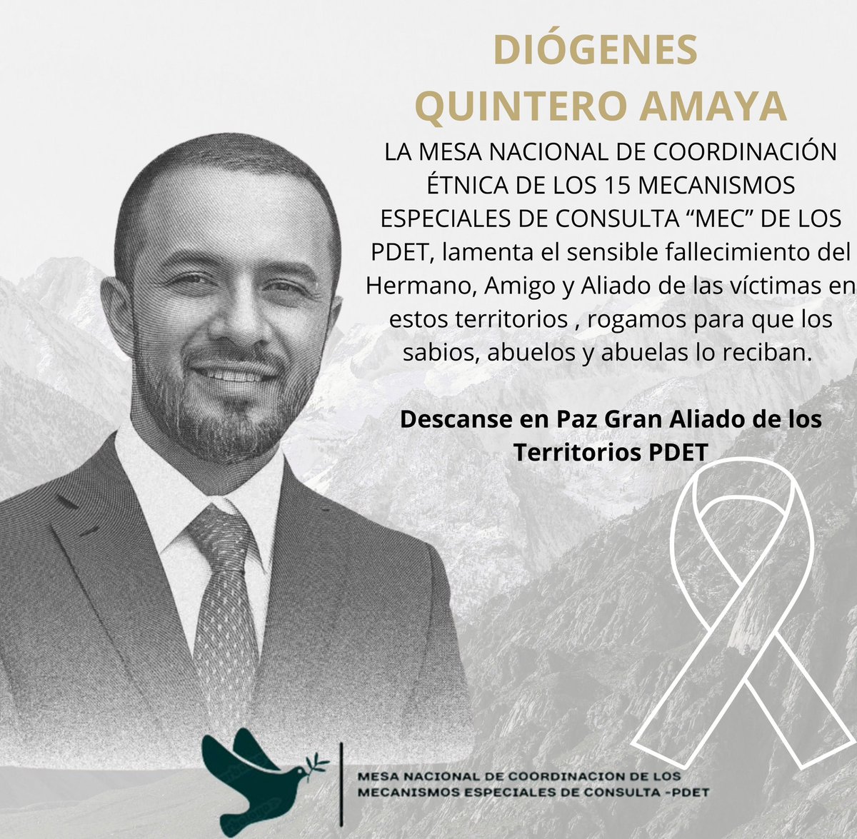 Mesa Nal de coordinacion MEC-PDET tweet media