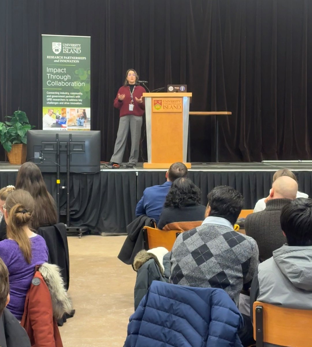 We started our day today by taking in some presentations about Climate Change and Society at the UPEI Research Breakfast. Thank you to UPEI Research Partnerships and Innovation for having us!