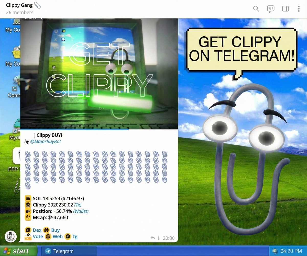 Hello friends 📎 Join Clippy Gang on Telegram t.me/clippysol