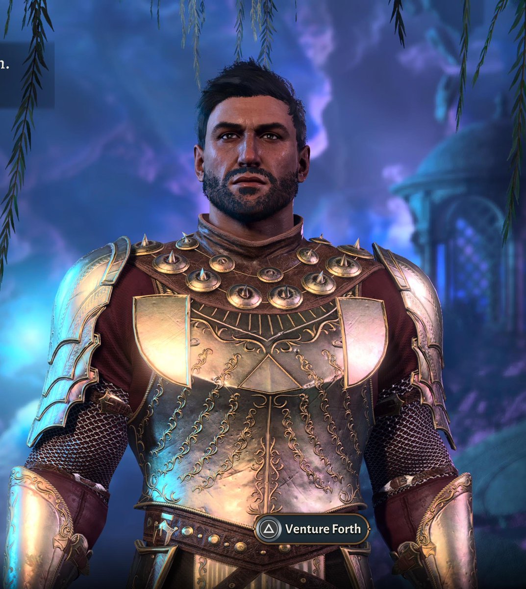 say hello to my bard durge character called Ermel Metsa and his mystery guardian who slightly resembles the legendary bard Abrizio Molto