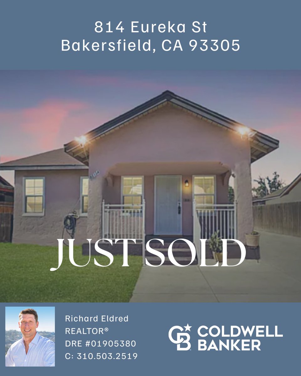 RichardEldred2's tweet photo. 814 Eureka St
Just Sold! 🏡✨ Thrilled to announce that 814 Eureka is officially SOLD
With over 15 years of proven success, I know how to navigate this market, protect your interests, and get results.
If you’re thinking about buying or selling your next home,  📞 Call me today https://t.co/9jdg9LLfC0