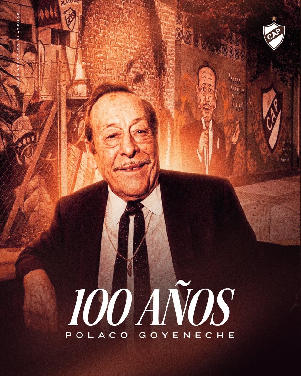 caplatense's tweet image. Tαngo + Plαtense = 𝐑𝐎𝐁𝐄𝐑𝐓𝐎 𝐆𝐎𝐘𝐄𝐍𝐄𝐂𝐇𝐄 👨🏻

🗣️🎙️ Hoy se cumplen 100 años del nacimiento del Polaco, símbolo de Saavedra y un emblema Calamar 🦑

#𝐎𝐫𝐠𝐮𝐥𝐥𝐨𝐌𝐚𝐫𝐫𝐨́𝐧🤎