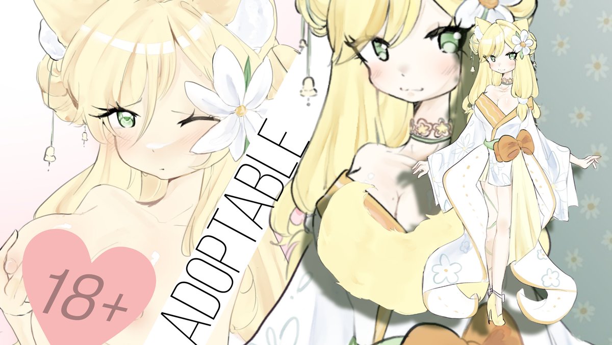 New adoptable is available!
SP 1 - $20 (commercial use+ design only)
SP2 - $50 (sp1 + nsfw artwork)
Dm to claim or buy via Vgen!
#adopt #adoptable