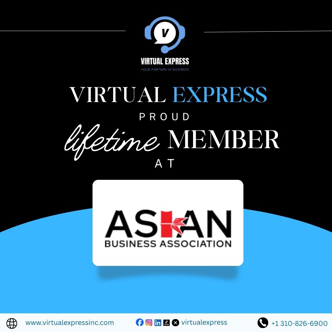 virtualexpress_'s tweet image. Exciting news! 🎉 

Virtual Express is now a lifetime member of the Asian Business Association of America. We’re proud to support and grow with the Asian business community. Thank you for your continued support! 

#VirtualExpress #ABAA #Community #BusinessGrowth #Partnership