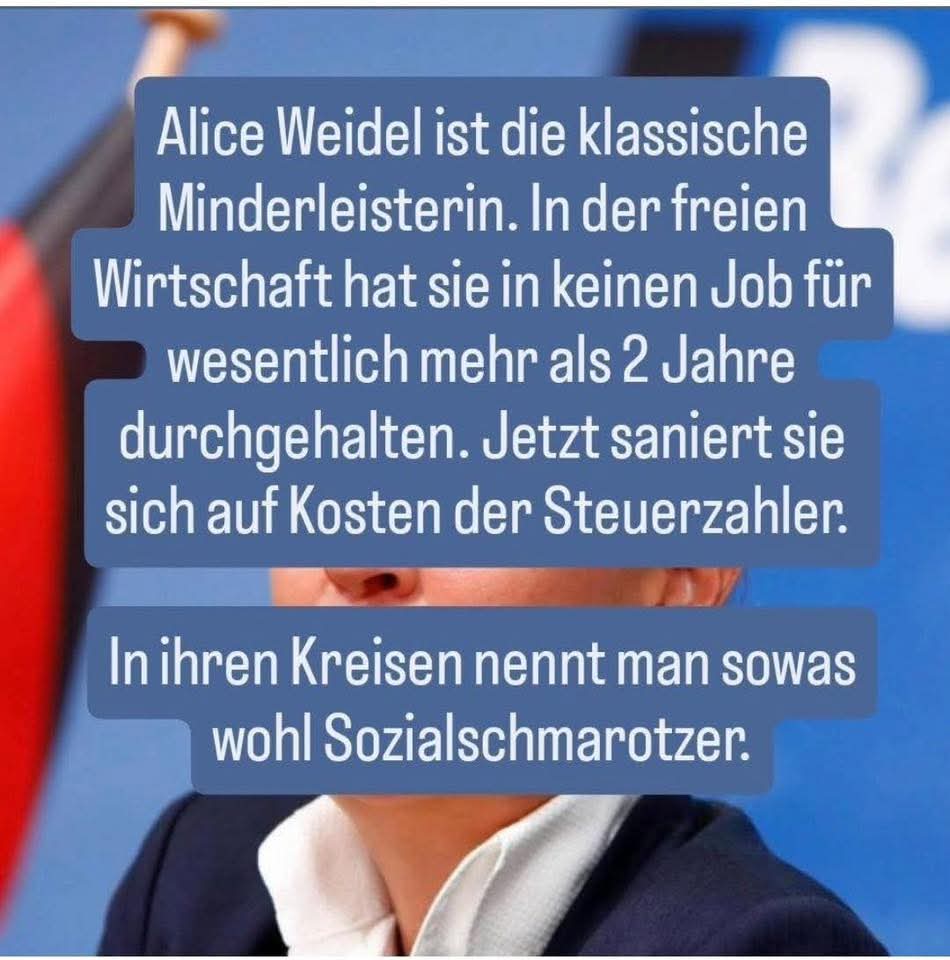 foidal2011's tweet photo. @Alice_Weidel https://t.co/oLrlGUwf6l