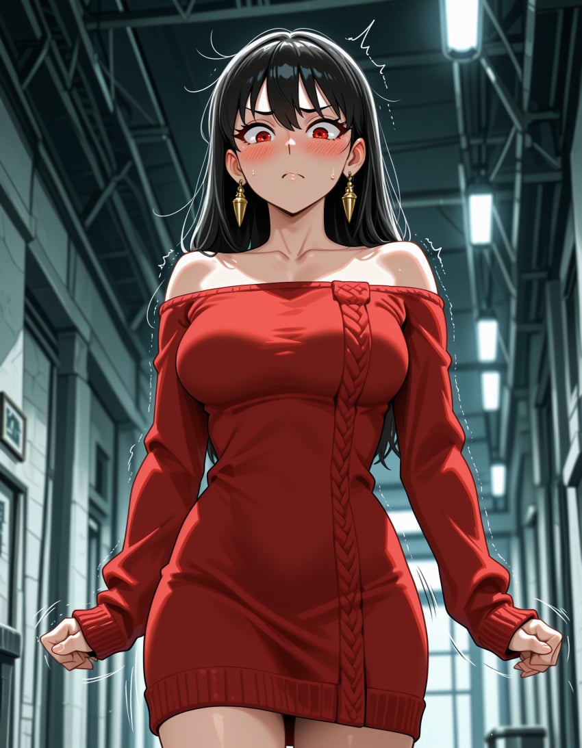 —🇯🇵: E-eh?.... 
O-oh Buenas noches.... 
Y-yo?... No.... Nada.... Ya me iba... 

★Decía muy nerviosa y decaída por estar tan decepcionada de su cita faliida★