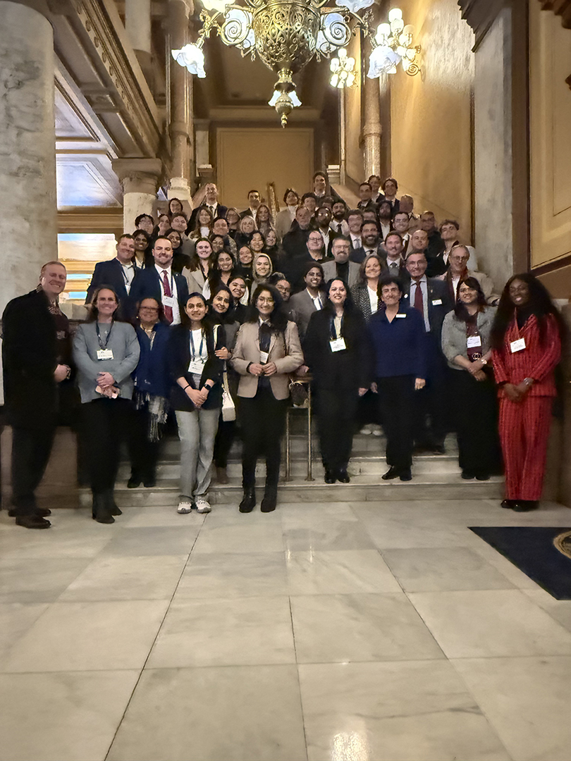 INDental's tweet photo. Another successful Dental Day at the Capitol today. IDA leaders and IUSD students participated in workshops on advocacy, shared strategies for advancing oral health in state legislation and toured the Indiana Statehouse. Thanks to all who attended! #IDAPRIDE https://t.co/OjKyeKWAG3