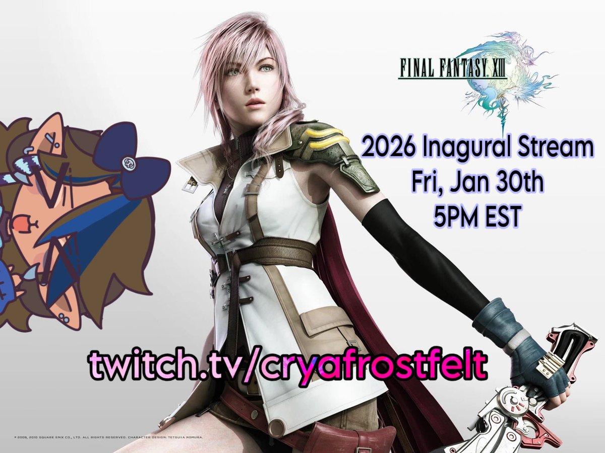 Join me tomorrow for a return to our regularly scheduled programming and slip into a Final Fantasy until the sequels get repetitive! 🩵❄️🐏