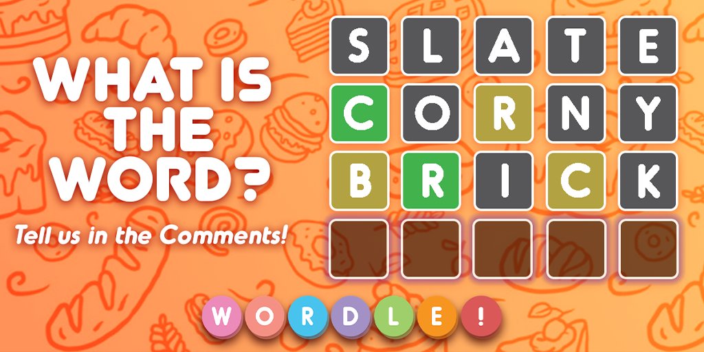 AppWordle's tweet image. Don’t leave a speck behind! 🍞 Can you solve today’s 5-letter word?

#WordleApp #WordPuzzle #BrainGame #DailyFun
