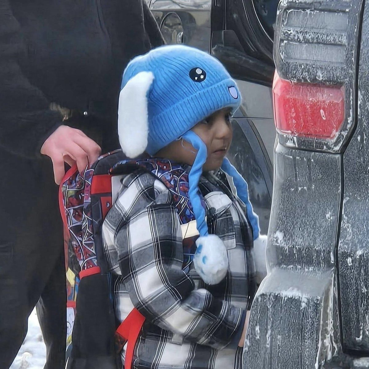 SenDuckworth's tweet image. Trump's ICE snatched this bright, happy 5-year-old from his driveway.

They shipped him 1,300 miles to suffer, without his mother, in a squalid Texas detention center.

And now he's growing ill.

Democrats are fighting to end this cruelty.

Liam is not a criminal. Let him go.