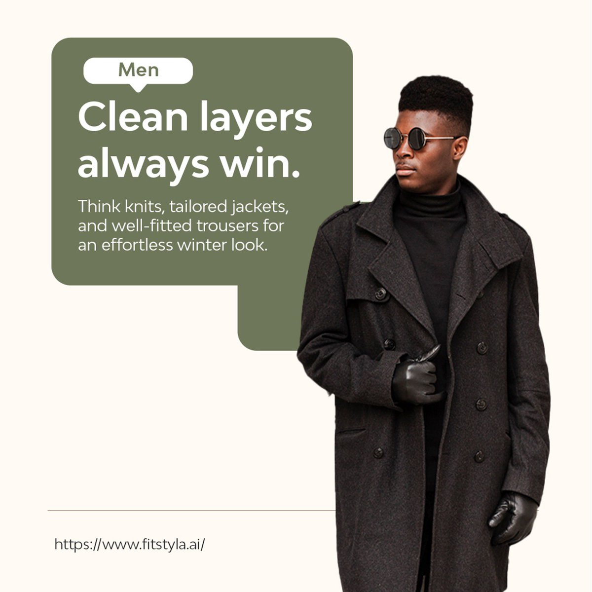 FitStyla's tweet image. Fitstyla helps you turn simple tips into complete outfits using the clothes you already own.

Explore winter style inspiration on Fitstyla.
#fitstyla #style #outfitinspiration #aifashion #explorepage