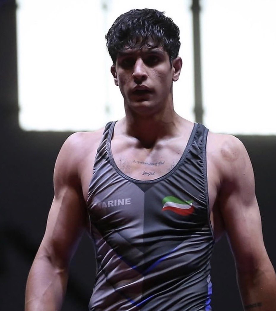 OliLondonTV's tweet photo. Iran set to execute 19 year old wrestling star Saleh Mohammadi for peacefully protesting against the regime. 

The U.S. State Department has demanded Iran overturn the sentence handed down to the decorated wrestler. 

He is being held in solitary confinement. 

Source: Fox News https://t.co/ibOFfxp8xK