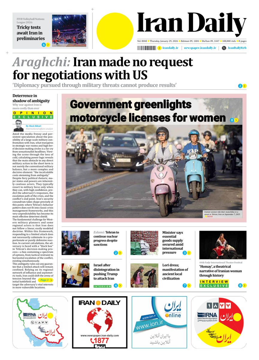Iran Daily tweet media