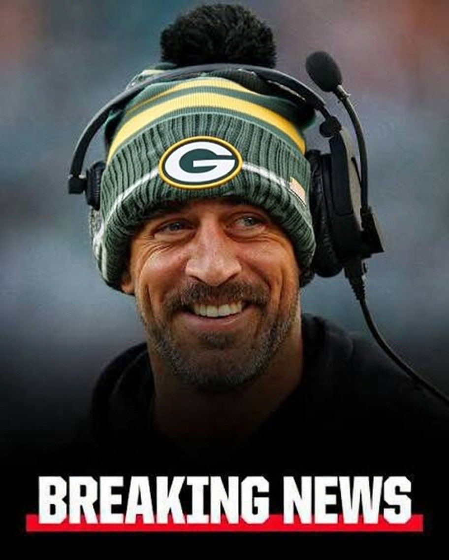 What is your reaction going to be when this drops in March?

Breaking: Aaron Rodgers is returning to Green Bay in a new role. The Packers are hiring the future Hall of Fame QB as their offensive coordinator, sources tell me. Rodgers, who retired last month after a storied career,
