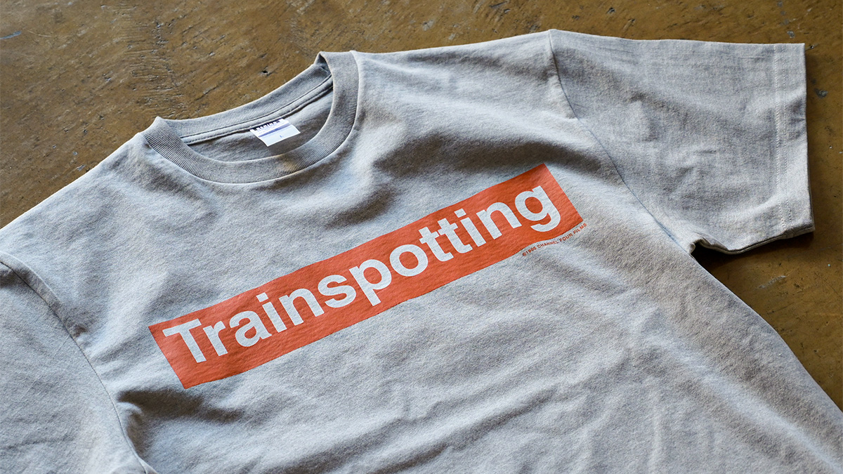 映画『#Trainspotting』公開30周年 オフィシャルTシャツ復刻 第一弾