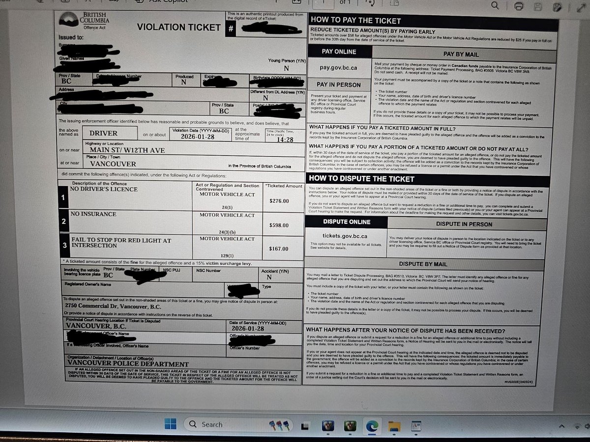 VPD Traffic Section tweet media