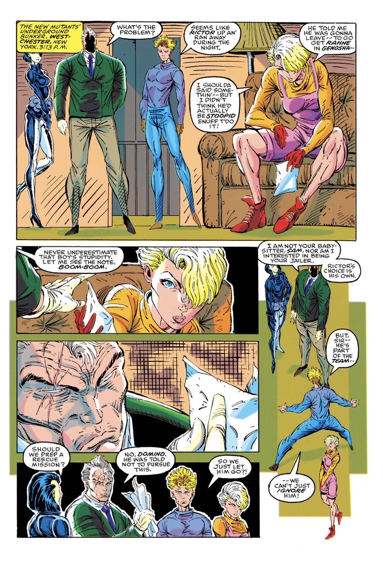 Daily_Cable's tweet image. Everyone knows Cable can scrap but many forget he also has style. 
Cable in New Mutants #99 Art by @robertliefeld 

#Cable #marvel #marvelcomics #art #comics #90scomics #90smarvel #90sxmen #comicart #xmen #xforce #mutants #90s #dailyCable #Cableaday