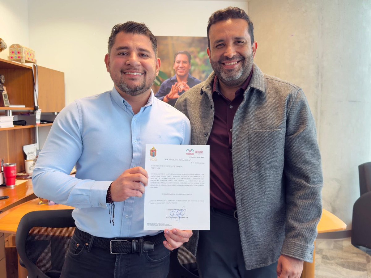 Un talentoso y conocedor amplio del tema fue designado subsecretario de Desarrollo Turístico. Gerardo Ortiz de Montellano, fortalecerá los proyectos y visión del secretario de Turismo Segundo Guillén. Bienvenido el relevo generacional.