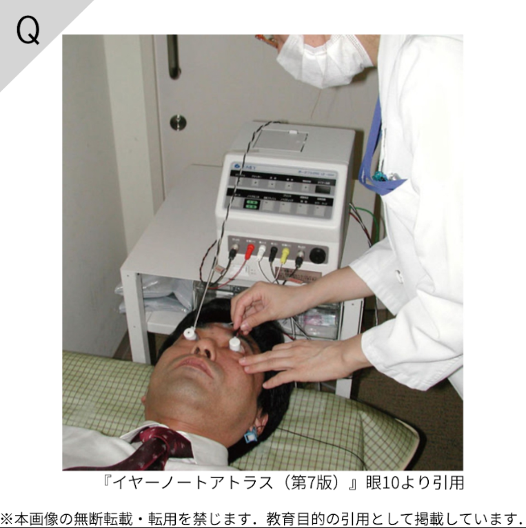 イヤーノートアトラス』から画像クイズ！】 Q．次の画像は何の検査を